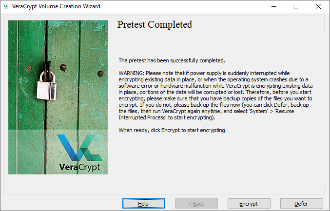 veracrypt encrypt system partition 8