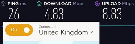 Tunnelbear speeds vs nordvpn