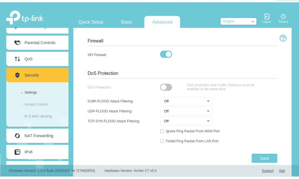 firewall secure wireless network