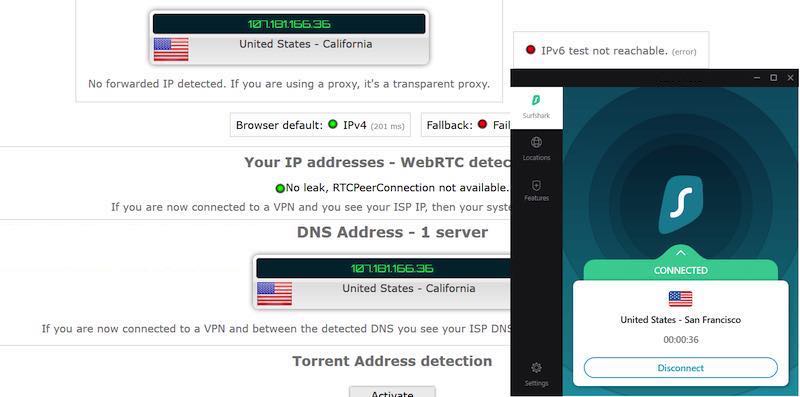 Surfshark security vs IPVanish