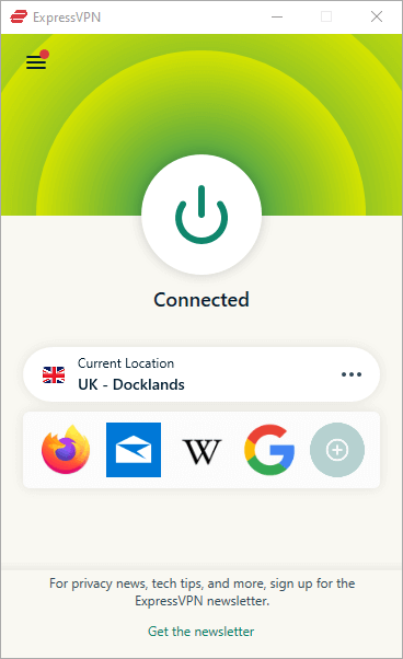 ExpressVPN Windows desktop app