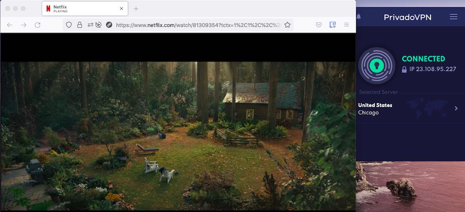 PrivadoVPN with Netflix