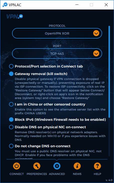 vpn.ac obfuscated servers