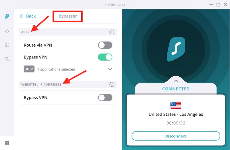 Set up VPN split tunneling