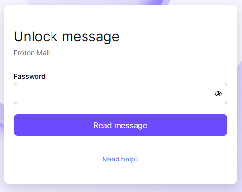 unlock message box
