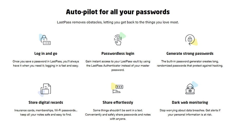 LastPass Features