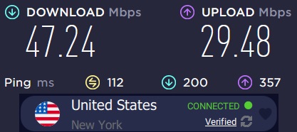 torguard ny speed test