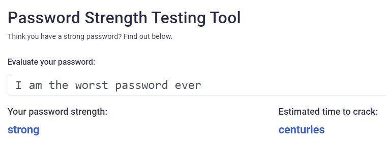 Bitwarden Password Strength Testing Tool