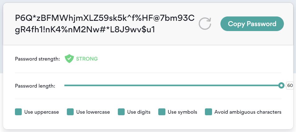 NordPass Password Generator