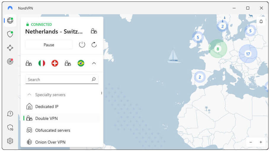 NordVPN and VyprVPN apps