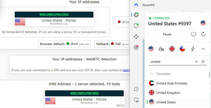 NordVPN and VyprVPN security