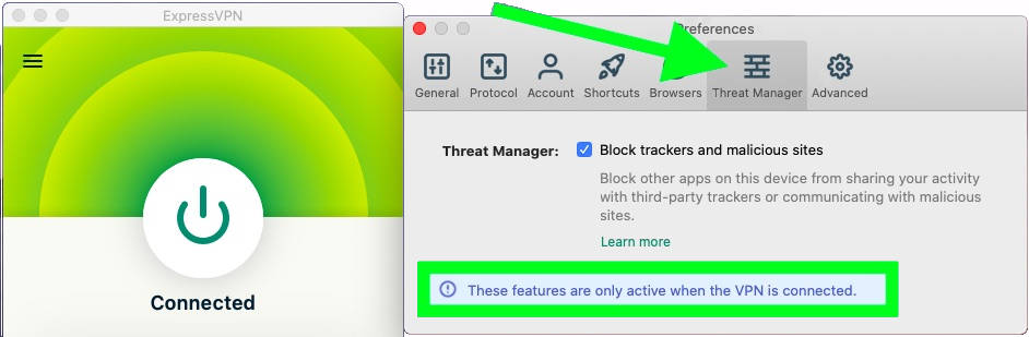 Threat Manager ExpressVPN