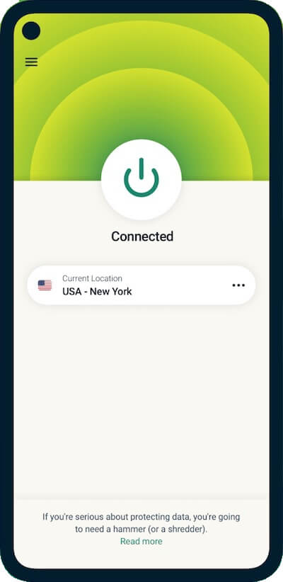 ExpressVPN Android app