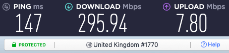 NordVPN server speeds vs CyberGhost