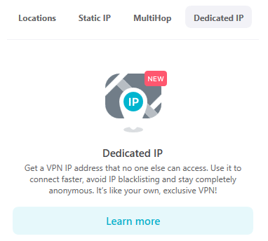 Surfshark Dedicated IP