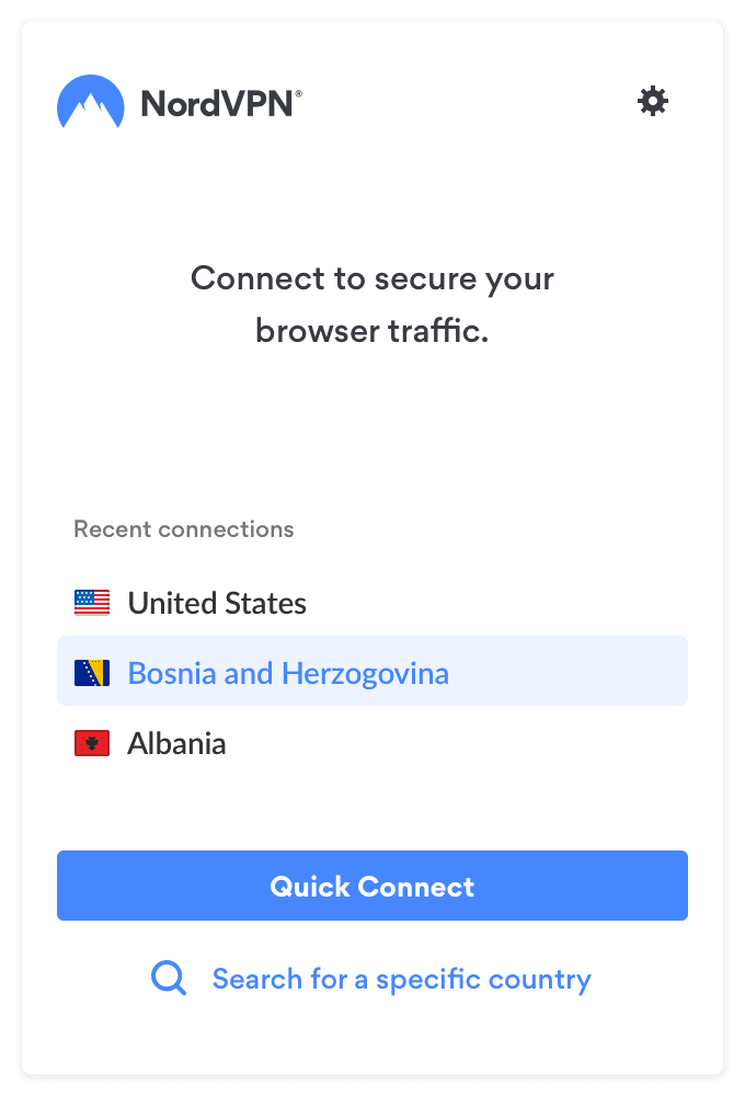 NordVPN Chrome extension