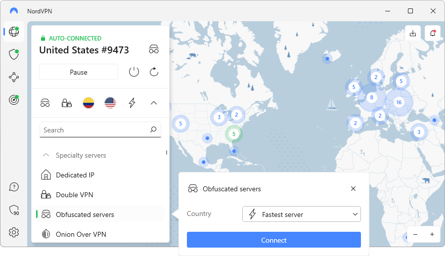 NordVPN Obfuscated servers