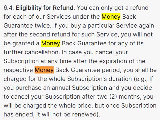 NordVPN refund eligibility 