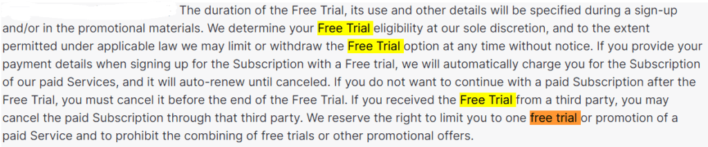 nordvpn free trial terms
