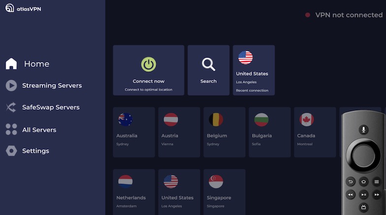 Atlas VPN Fire TV support