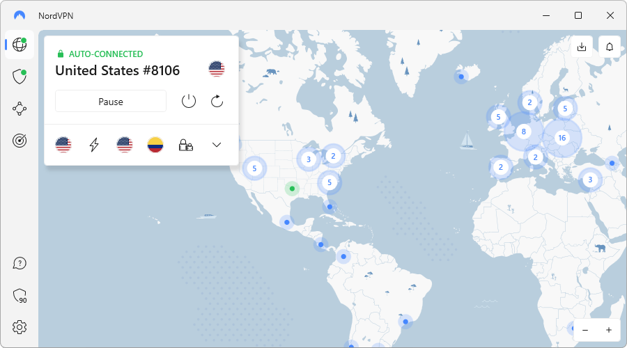 NordVPN apps vs Atlas VPN apps