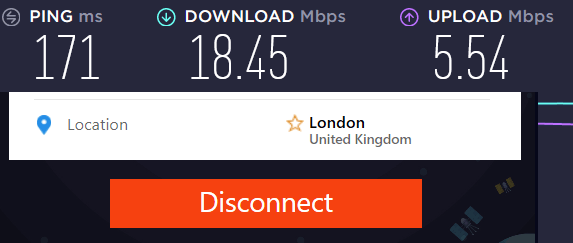 Pure VPN va NordVPN speed test