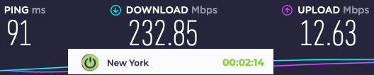 Atlas VPN and NordVPN speed test