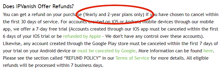 IPVanish refund vs ExpressVPN