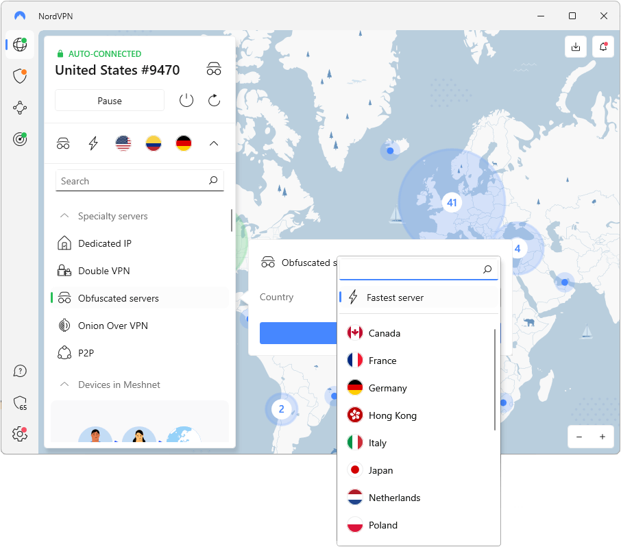 NordVPN obfuscated servers