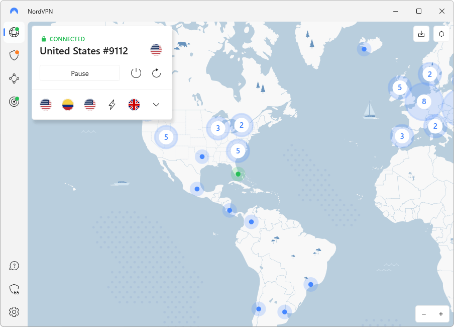 NordVPN Windows app vs IPVanish