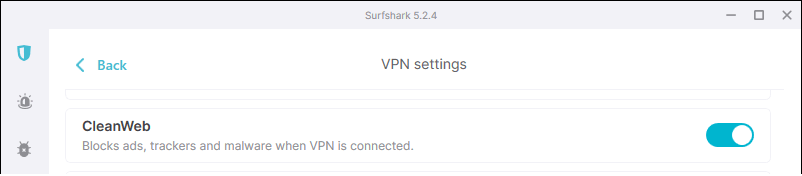Surfshark CleanWeb
