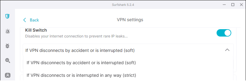 Surfshark Kill Switch