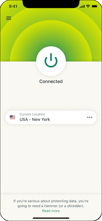 ExpressVPN trial on iphone