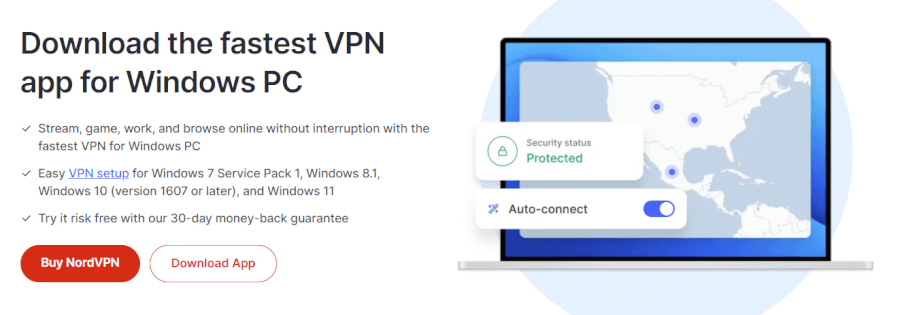 NordVPN download Windows app