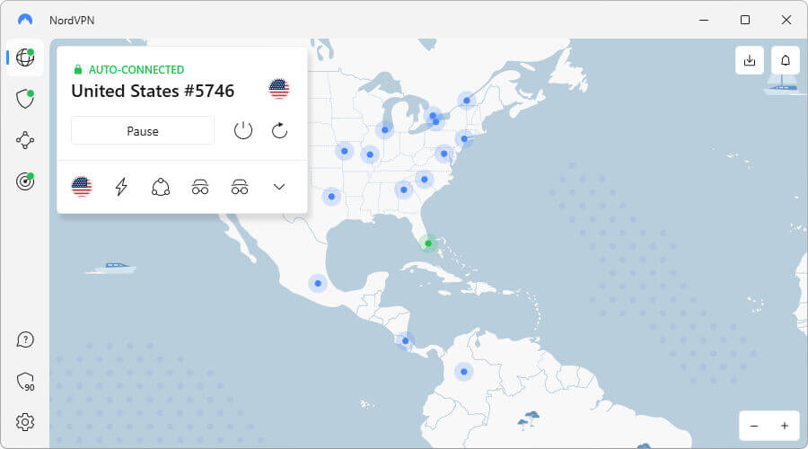 NordVPN Windows desktop app