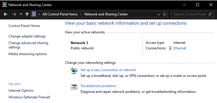 Modify DNS settings