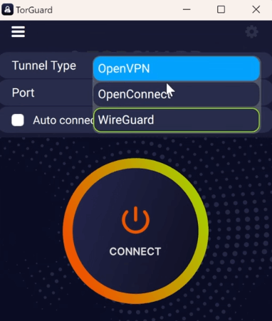 TorGuard VPN Prorocols