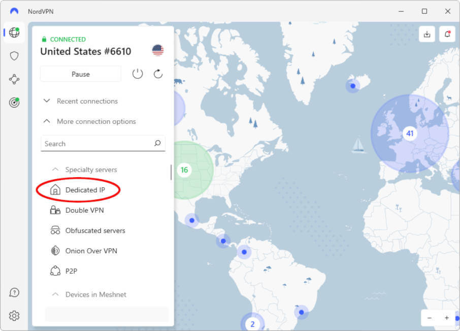 NordVPN with Dedicated IP