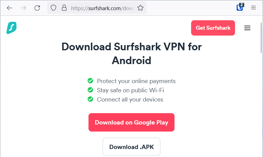 Surfshark APK