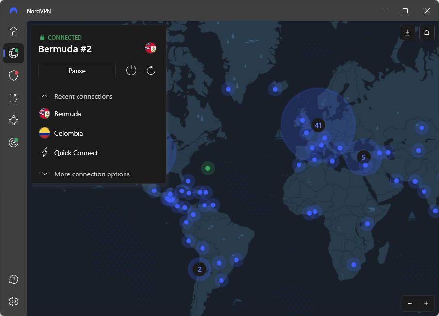 NordVPN desktop app