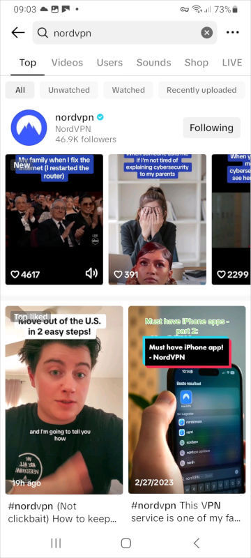 NordVPN for TikTok