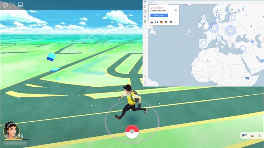 Best Pokemon Go VPN is NordVPN