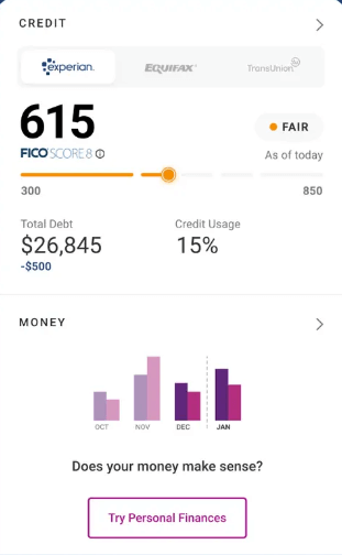 Experian IdentityWorks credit score