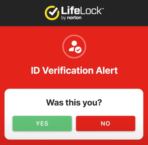 LifeLock alerts