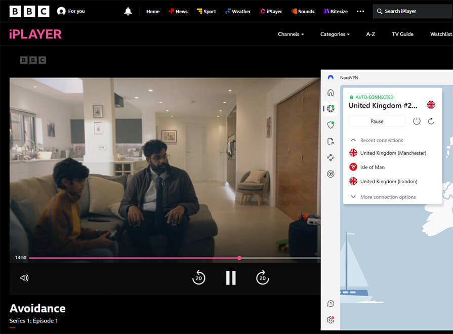 NordVPN BBC iPlayer