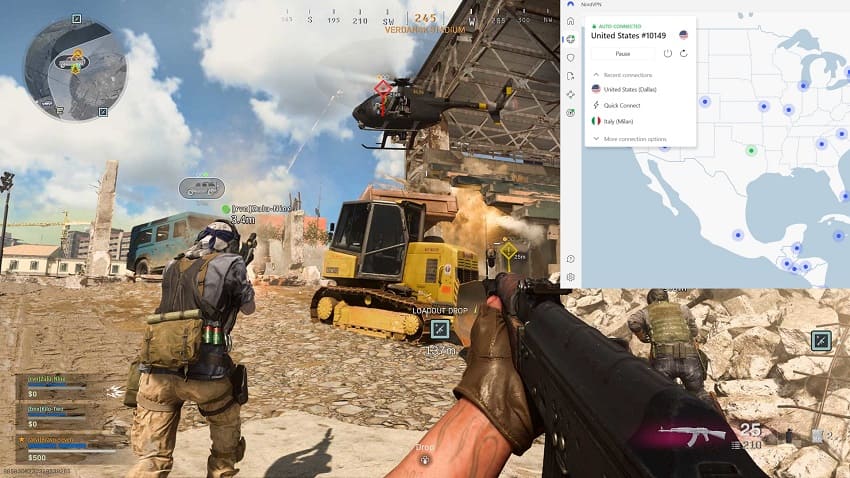 VPN for Warzone Mobile: using NordVPN to play Warzone