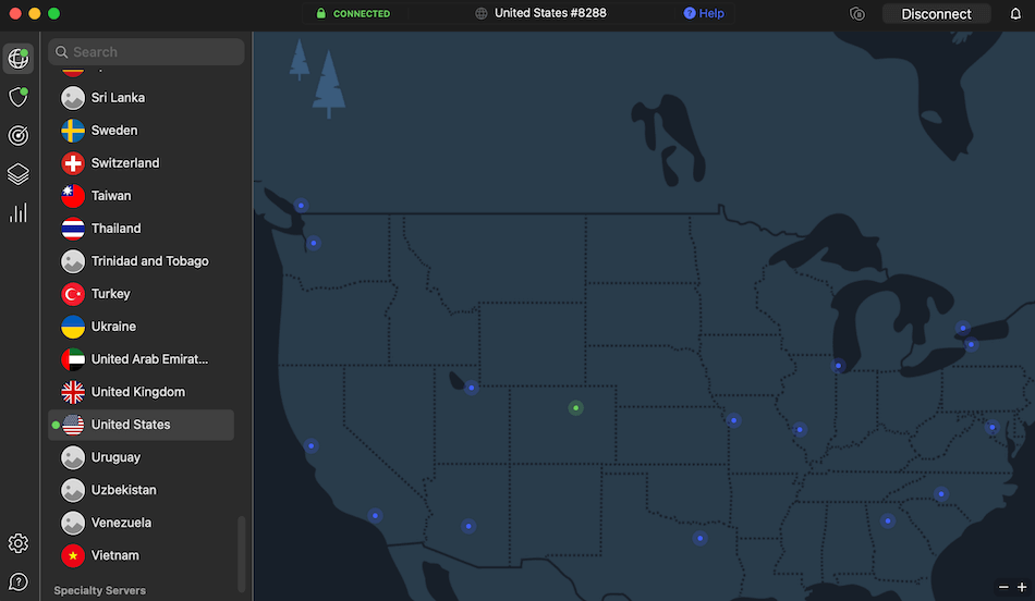 NordVPN app compares to ExpressVPN