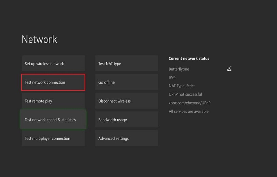 No-lag VPN: Test Network Connection