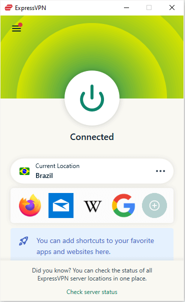 ExpressVPN for Brazil