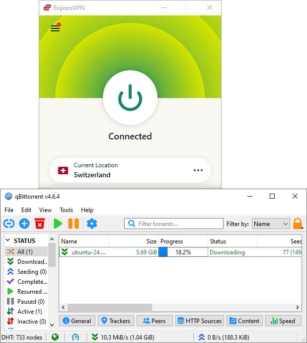 ExpressVPN with qBittorrent